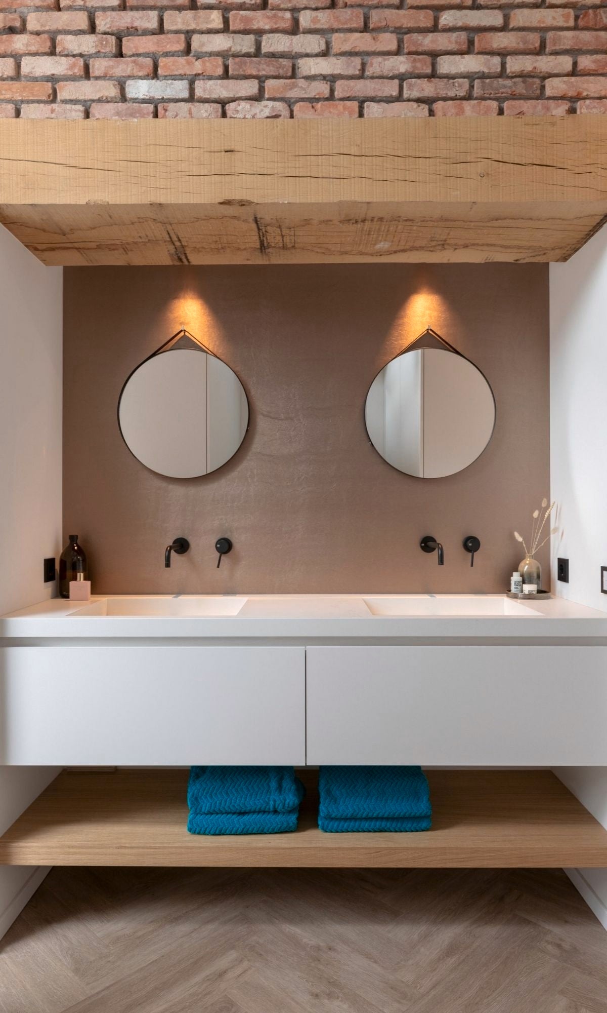 bathroom wood - wood in bathroom - bathroom - wood floor