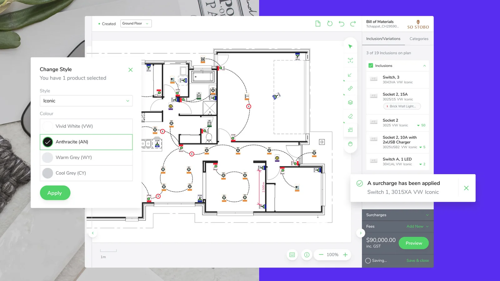 Clipspec floor plan