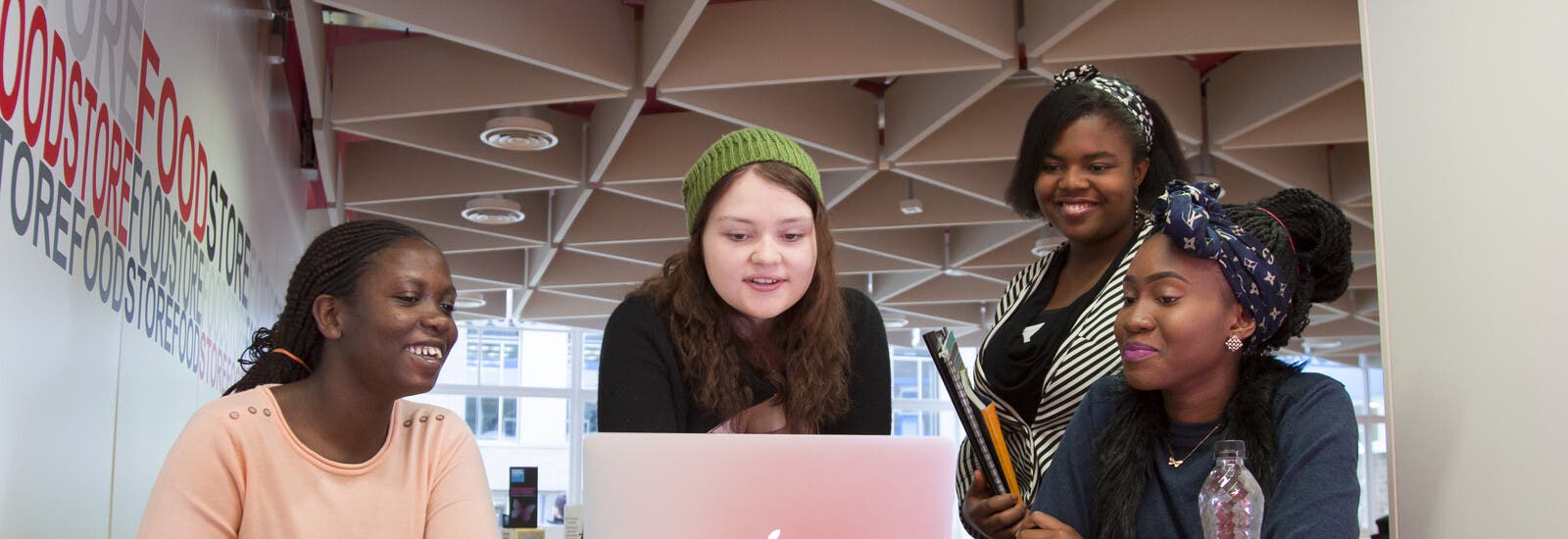 Kingston ISC students on campus at Kingston University