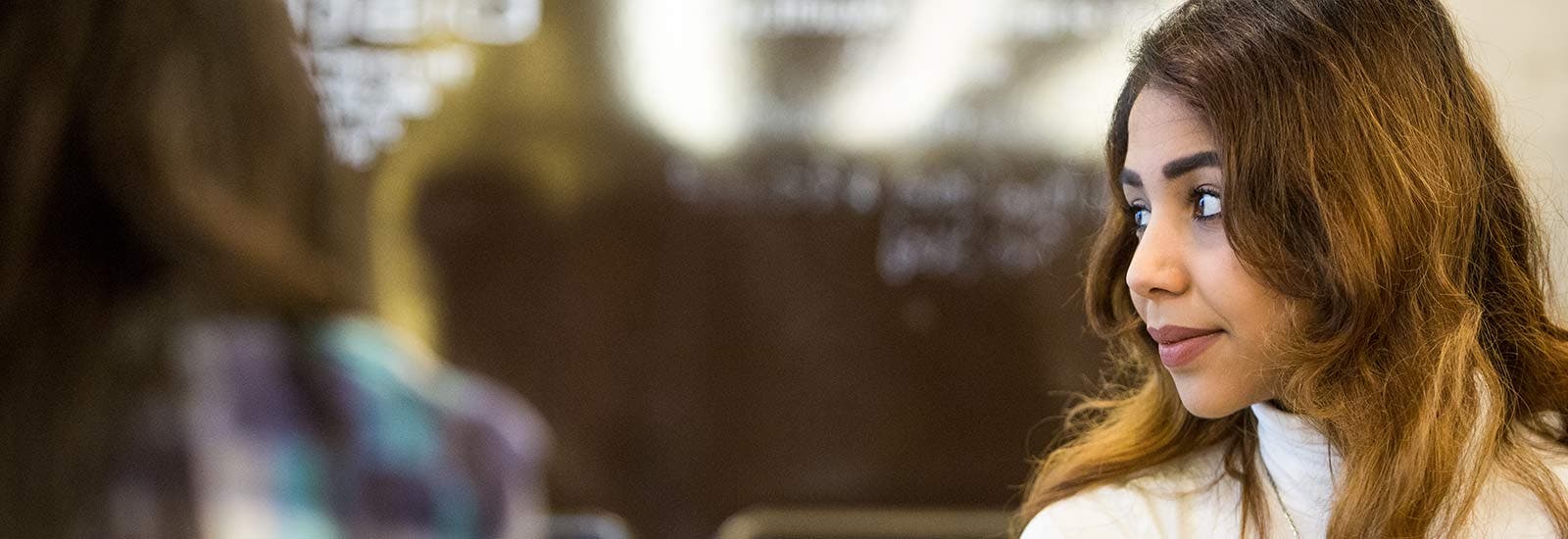 A Liverpool John Moores Student on campus