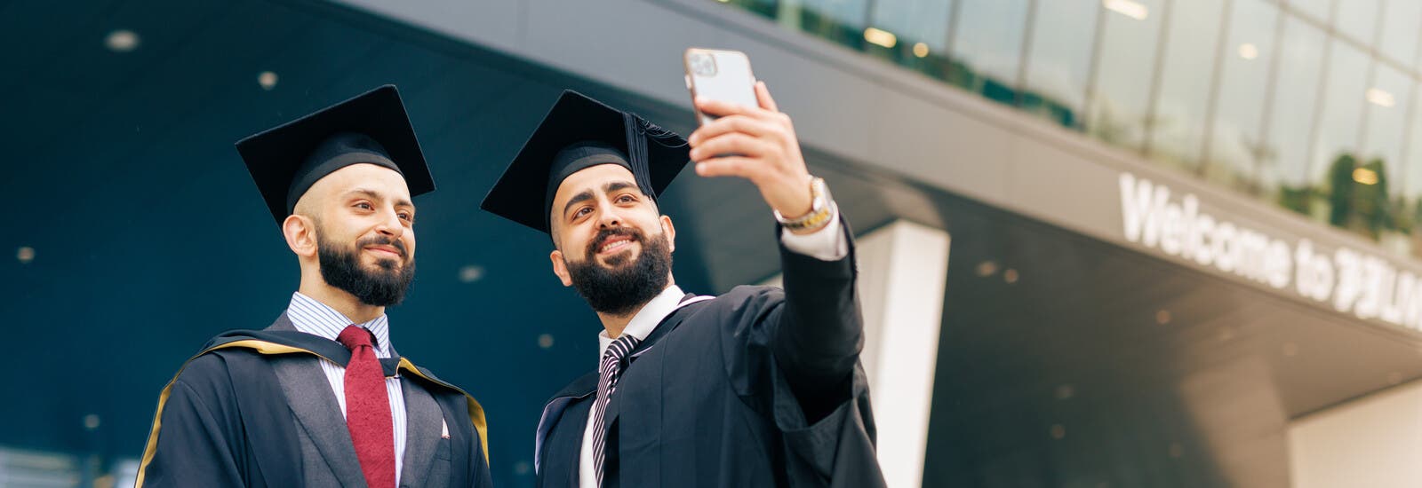 Students talking together inside campus