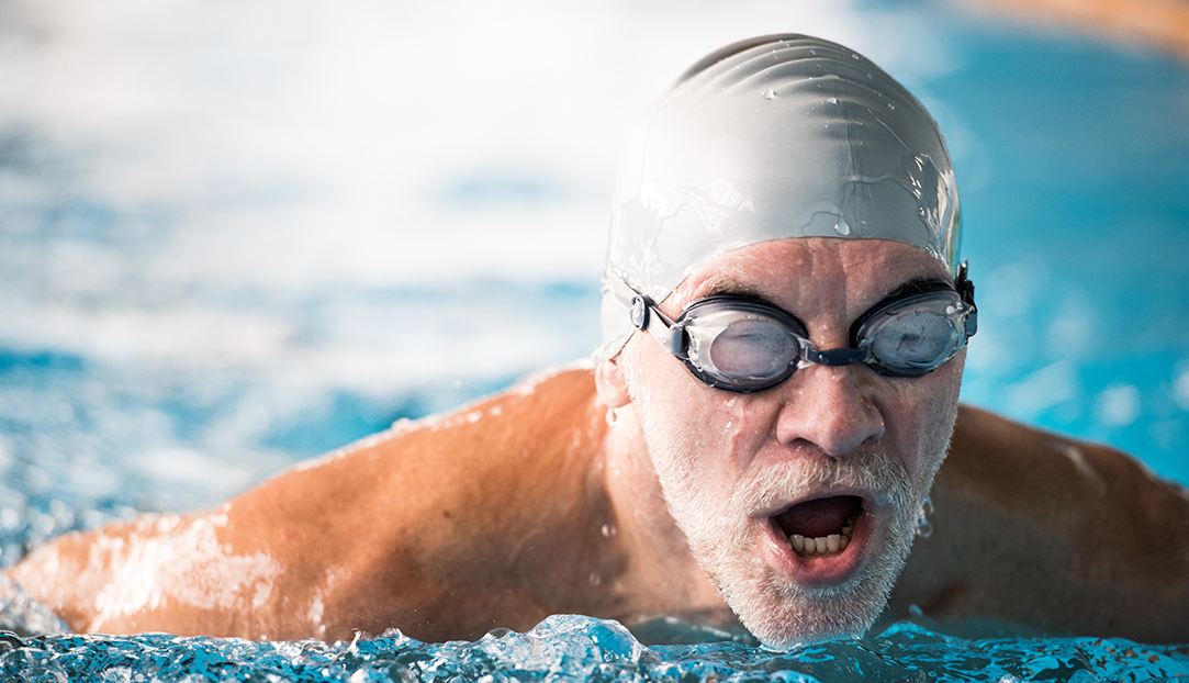 Man swimming