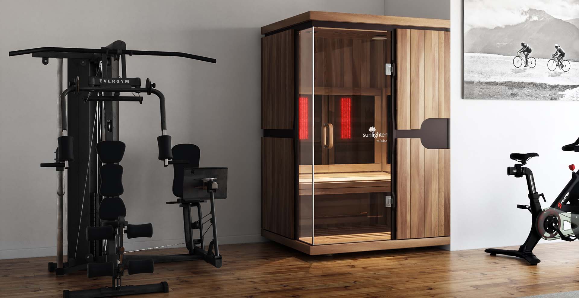 mPulse Smart Sauna with Red/Near Infrared Light - Believe 2 person