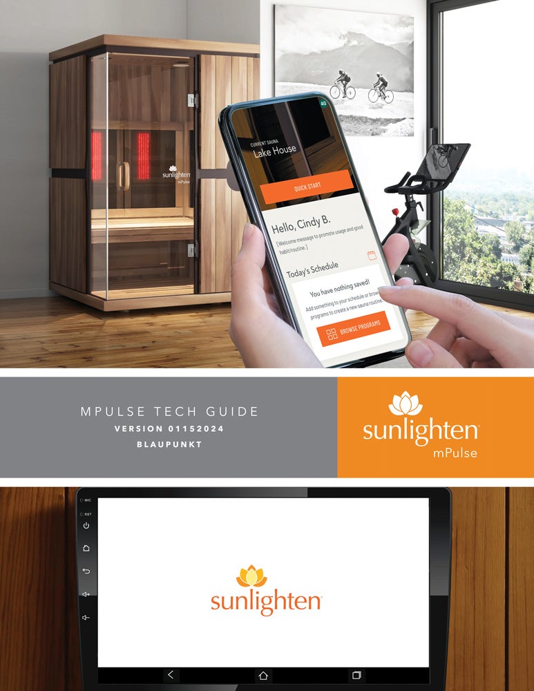 Sunlighten mPulse Tech Guide for Blaupunkt