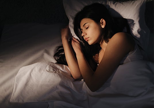 Woman sleeping