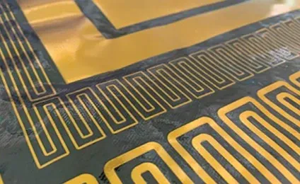A close-up of Sunlighten's Solocarbon technology.