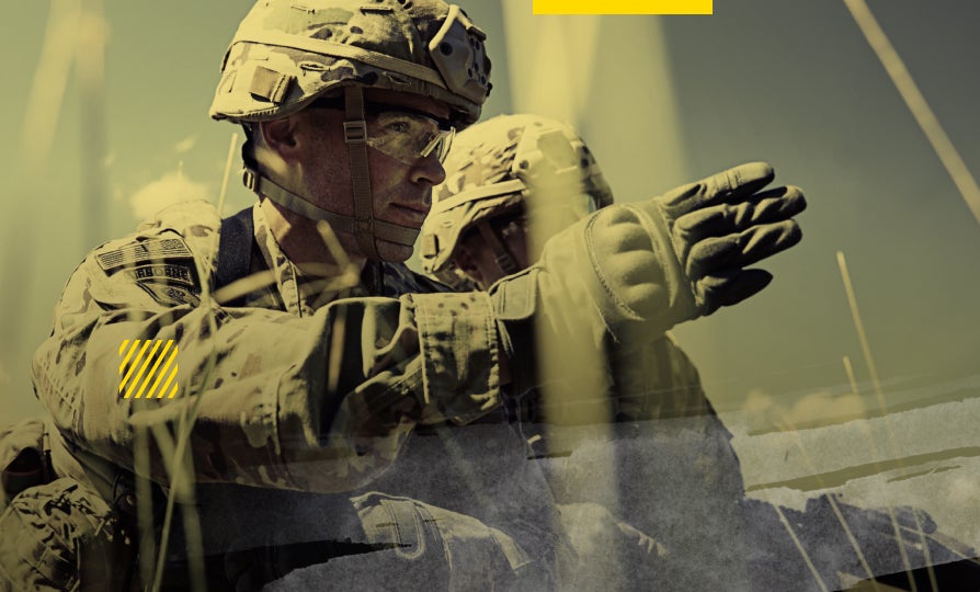 Image of a soldier in full combat gear.