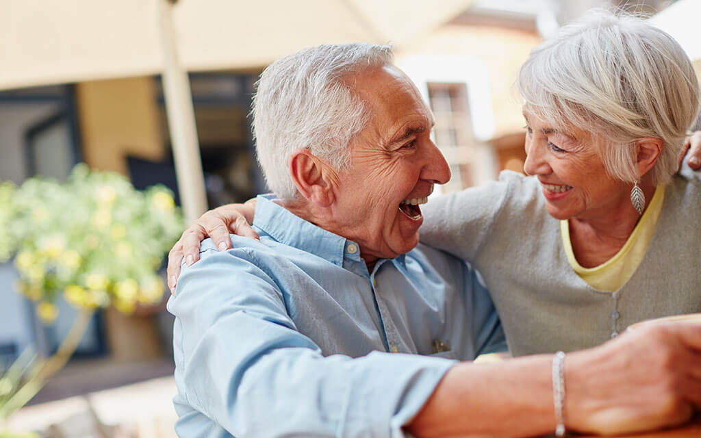 Retirees enjoying life without worrying about long term care.