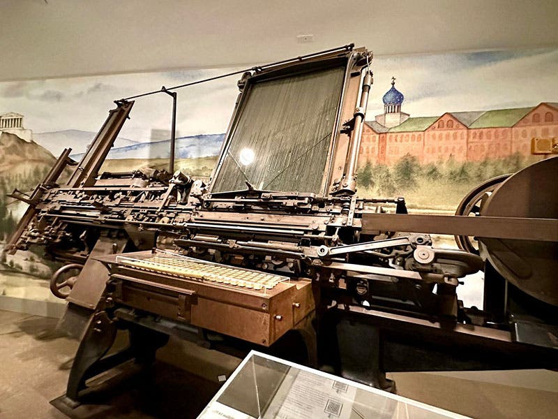 Paige compositor of 1887 on display at the Mark Twain House, Hartford, Conn. (tripadvisor.com)