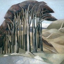 Wood on the Downs, oil on canvas, by Paul Nash, 1929, Aberdeen Archives, Gallery & Museums (artuk.org)