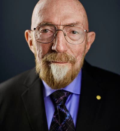 Kip Thorne at the time of receiving the Nobel Prize in Physics, 2017 (nobelprize.org)