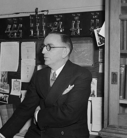 Portrait of Warren Weaver, photograph, 1940, NARA Archives (nara.getarchive.net)