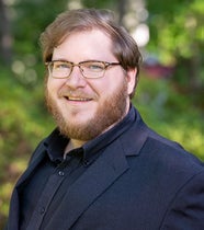 Photo of Linda Hall Library fellow Garrett McKinnon