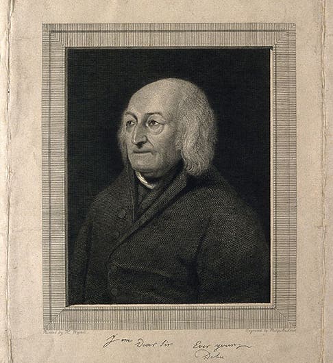 Portrait of Jean-André Deluc, engraving by P. Audinet after H. Wyatt, Wellcome Collection (wellcomecollection.org)