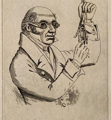 Portrait sketch of Robert Knox, unknown artist and date, Wellcome Collection, London (wellcomecollection.org)