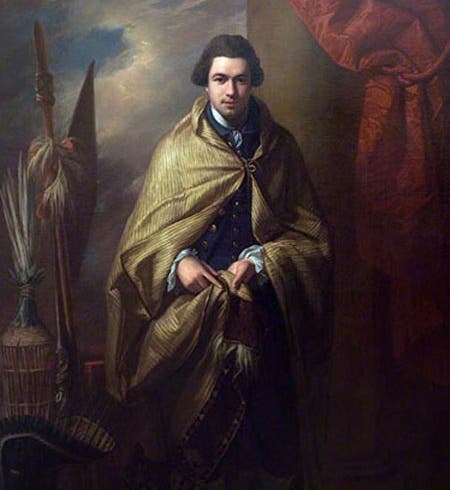 Joseph Banks, oil on canvas, by Benjamin West, 1771-72, Usher Gallery (artuk.org)