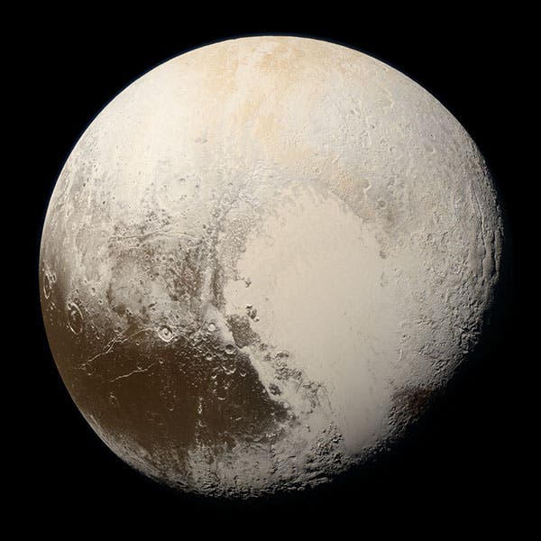 The dwarf planet Pluto, as photographed by the New Horizons spacecraft, July 14, 2015, NASA (Wikimedia commons)