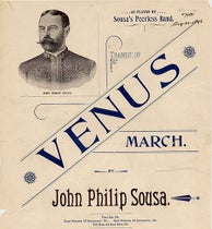 Sheet music, “Transit of Venus March,” by John Philip Sousa, 1896 (written 1883), Library of Congress (Wikimedia commons)