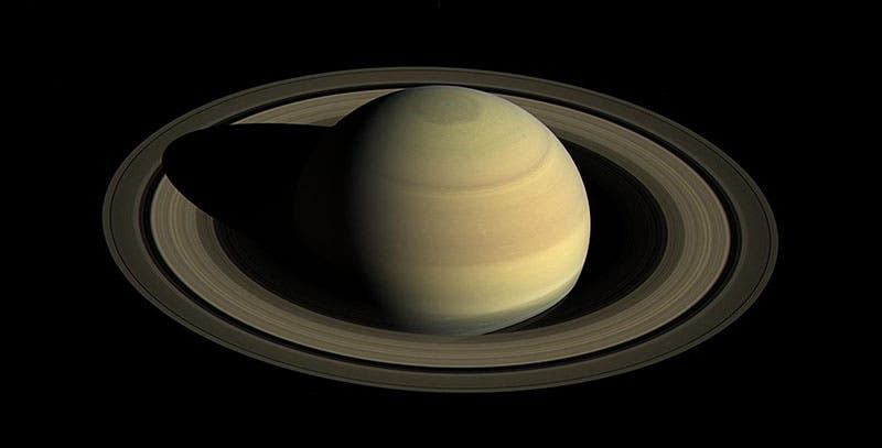 Saturn as seen by Cassini in 2016, NASA (science.nasa.gov)