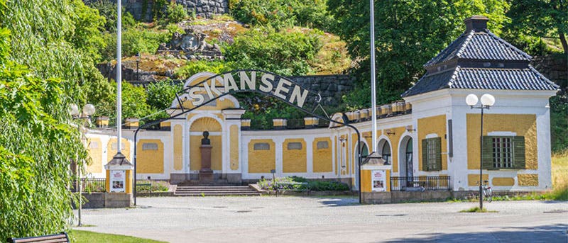 Entrance to Skansen, Djurgården, Stockholm (stockholmresilience.org)