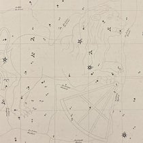 The northern constellations Leo and Sextans, Atlas des gestirnten Himmels, by Joseph Johann Littrow, detail of plate XVI, 1839 (Linda Hall Library)