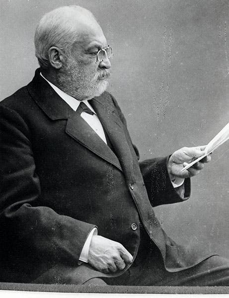 Portrait of Clemens Winkler, photograph, 1900 (Wikimedia commons)