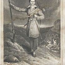Portrait of Giacomo Beltrami, aquatint frontispiece, A Pilgrimage in Europe and America: Leading to the Discovery of the Sources of the Mississippi and Bloody River, by Giacomo Costantino Beltrami, vol. 1, 1828 (Linda Hall Library)