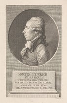 Portrait of Martin Klaproth, engraving, undated, Rijksmuseum, Amsterdam (Wikimedia commons)