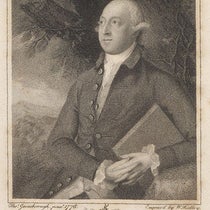 Portrait of Thomas Pennant, engraved frontispiece by W. Ridley, 1793, after a painting by Thomas Gainsborough, 1776, in The Literary Life of the late Thomas Pennant, by Thomas Pennant, 1793 (Linda Hall Library)