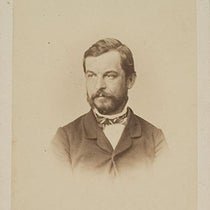 Portrait of Wilhelm Hofmeister, carte de visite, undated (Wikimedia commons)