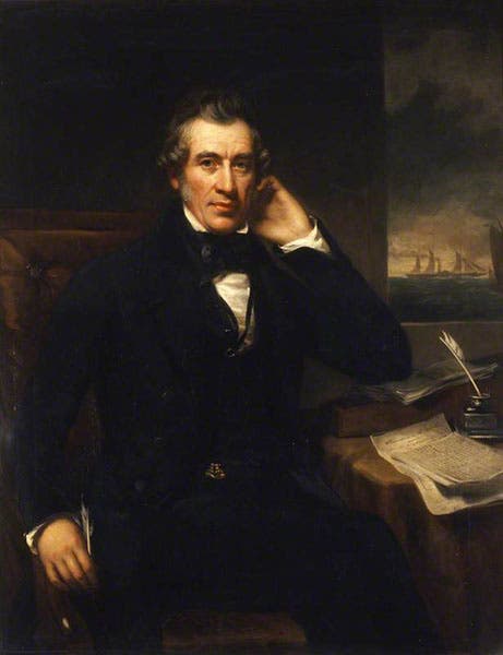 Portrait of William Faribairn, oil on canvas, by Benjamin Rawlinson Faulkner, Royal Sociey of London, undated (artuk.org)