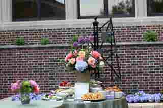 Courtyard Catering Set up