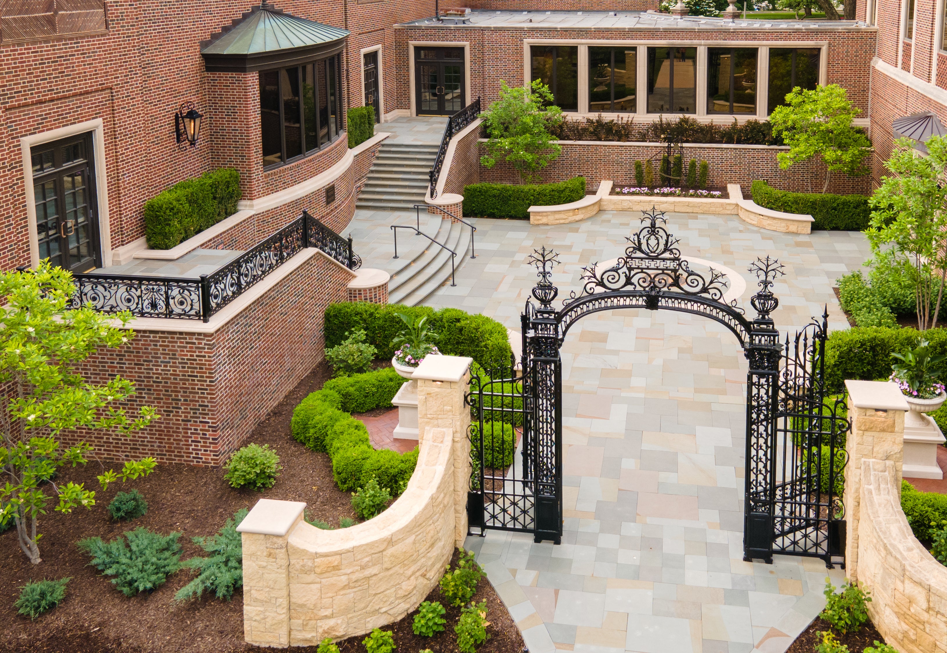 Bartlett Courtyard Ariel Shot