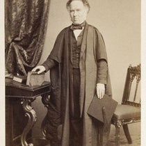 Portrait of James Challis, carte de visite, undated, Royal Society of London archives (makingscience.royalsociety.org)