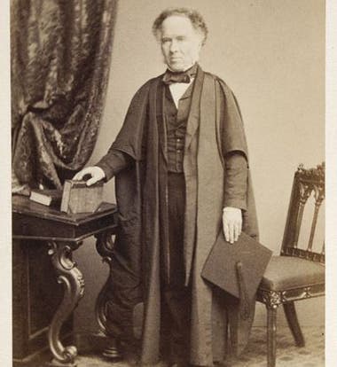 Portrait of James Challis, carte de visite, undated, Royal Society of London archives (makingscience.royalsociety.org)