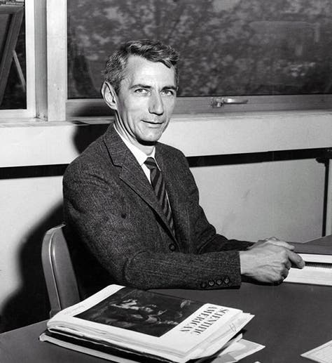 Portrait of Claude Shannon, photograph, ca. 1960, MIT Museum (computerhistory.org)