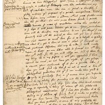First page of a letter from Isaac Newton to Robert Hooke, Feb. 5, 1675/76, Historical Society of Pennsylvania (digitallibrary.hsp.org)
