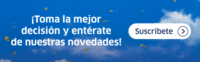 Suscríbete y entérate de nuestras novedades