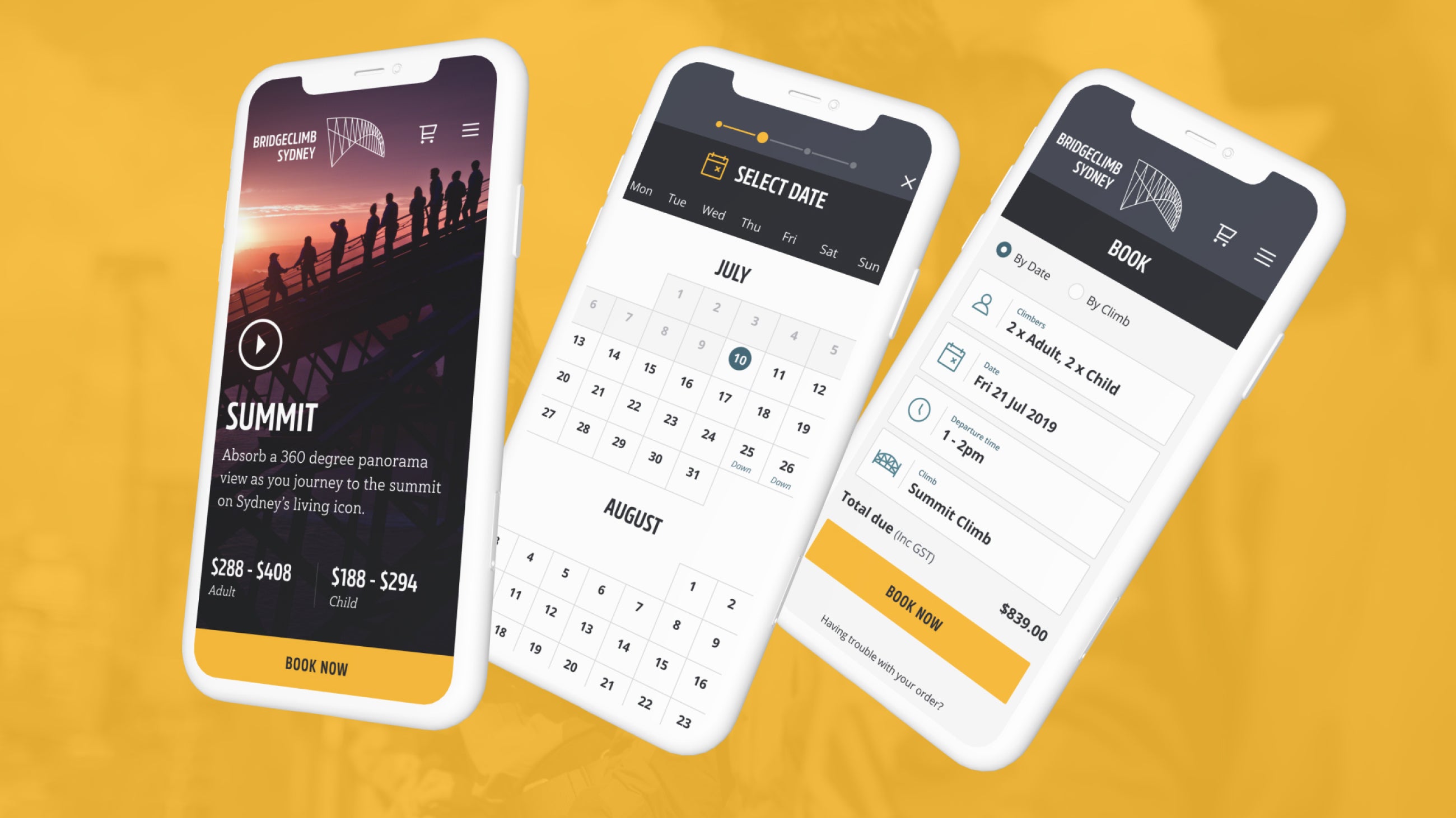 We completely overhauled the BridgeClimb Sydney booking journey, simplifying and streamlining the entire process