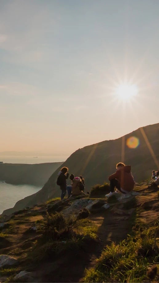 Sunset on the Cliff of Moher