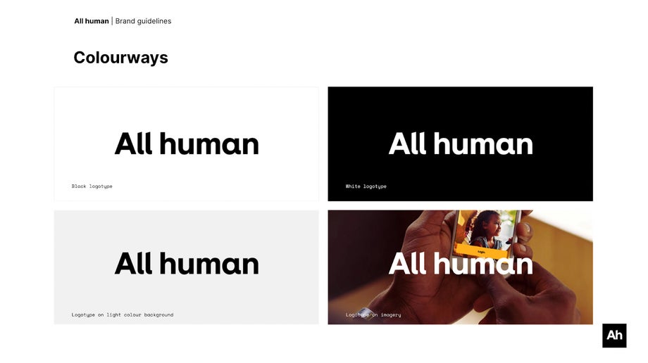 All human logo use cases