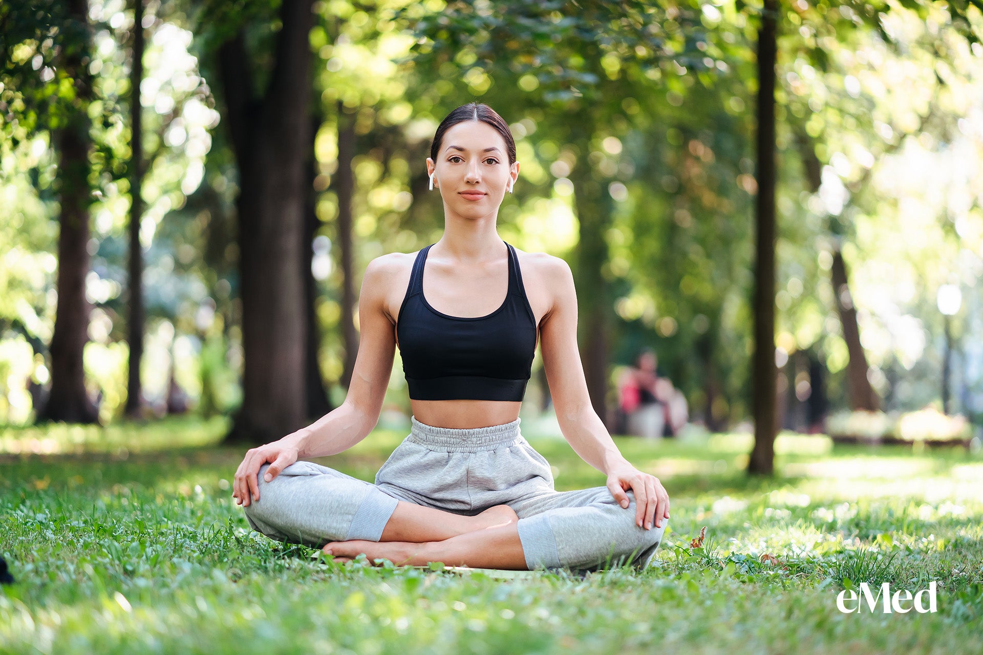 A person with a relaxed expression, reflecting reduced stress levels