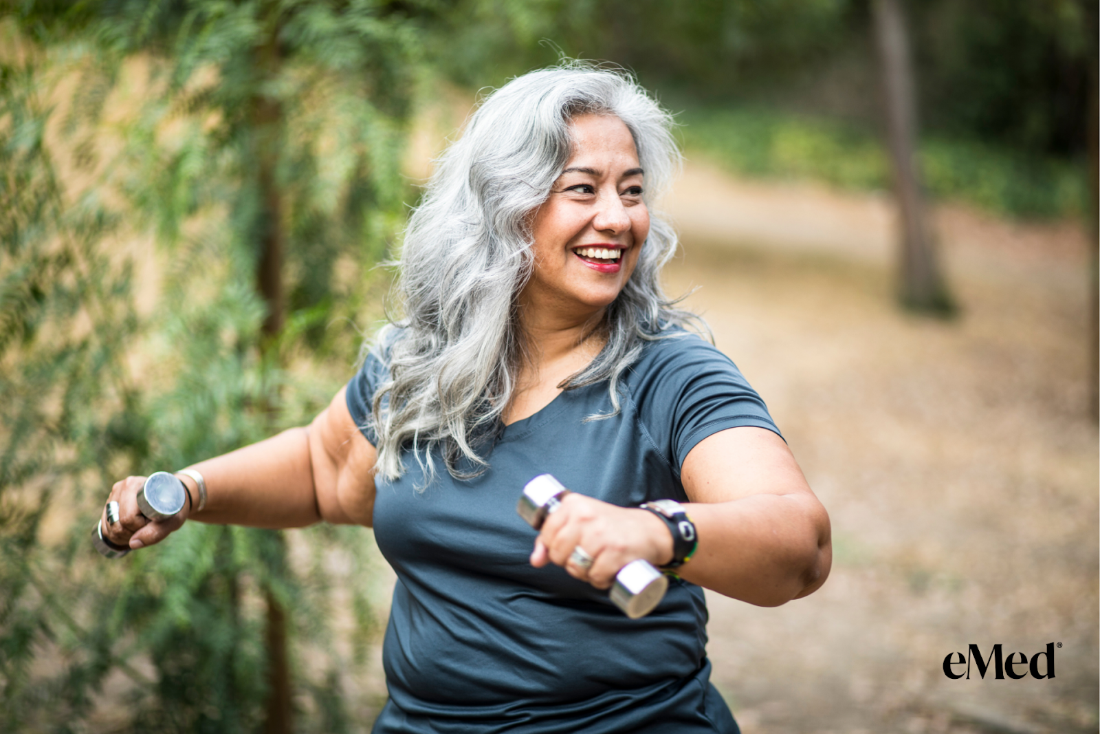 A person with diabetes enjoying outdoor exercise.